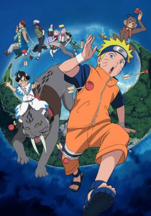 بوستر أنمي NARUTO: Dai Koufun! Mikazukijima no Animal Panic Dattebayo!