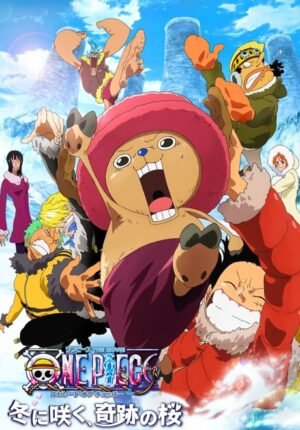 بوستر أنمي ONE PIECE THE MOVIE: Episode of Chopper Plus – Fuyu ni Saku, Kiseki no Sakura
