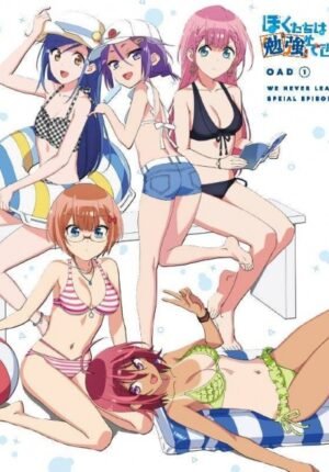 بوستر أنمي Bokutachi wa Benkyou ga Dekinai: Nagisa ni Usemono Arite Senjin wa Enzen to [X] Suru
